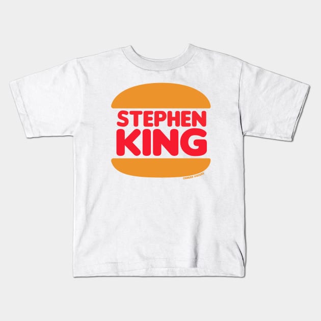 Stephen King! Kids T-Shirt by cameraviscera